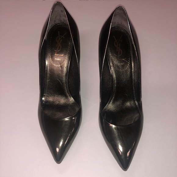 Yves Saint Laurent Shoes - Yves Saint Laurent metallic pumps